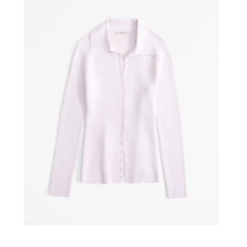 Slim Collared Cardigan AF XS soft pink